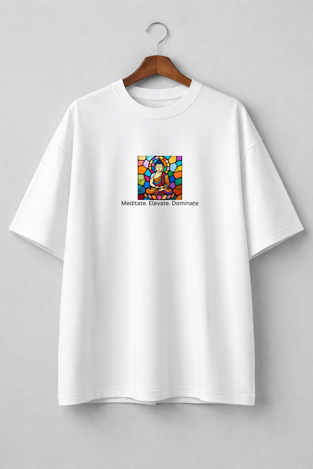 Master Yourself Oversized Tee :- Luxury Cotton Streetwear
