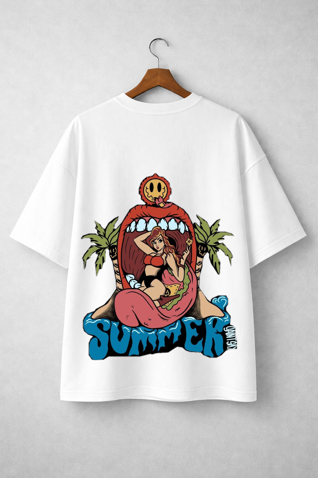 Oversized T-Shirt :- Wild Summer Energy